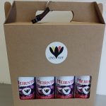 Geschenkverpakking bierbox met 4 blonde Meirntre